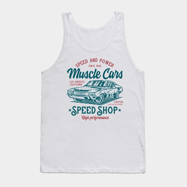 Speed And Power Tank Top by Verboten